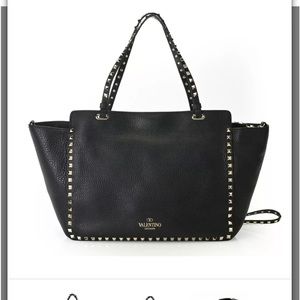Authentic Leather Valentino Rockstud Tote